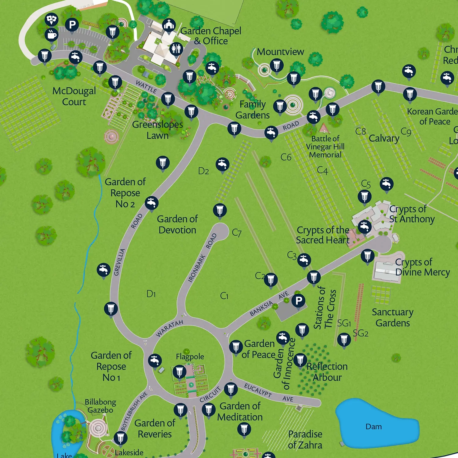 Map example: points of interest