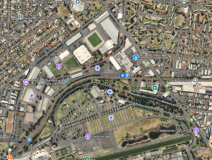 Melbourne Showgrounds Googlemap